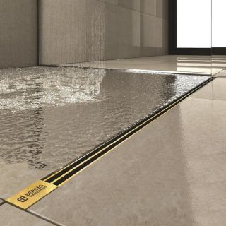 Душевой лоток Berges Super Slim 092153 70см золото